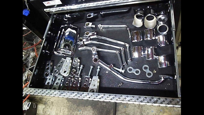 バイク小物類の再メッキ