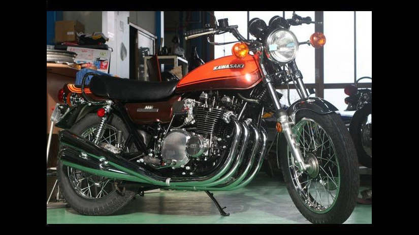 カワサキのフルレストアバイク