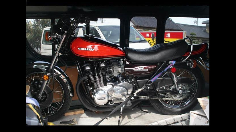 カワサキのフルレストアバイク